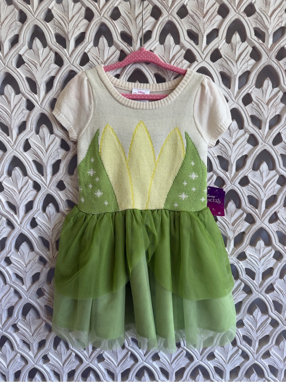 Disney Princess Tiana Sweater Dress Size 3T